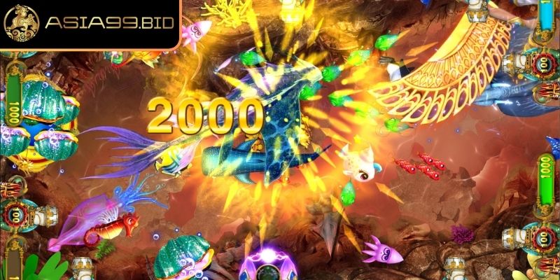 Bắn Cá Tiểu Tiên Cá ASIA99 – Trải Nghiệm Săn Thưởng Trực Tuyến 3 Sử dụng lực bắn linh hoạt