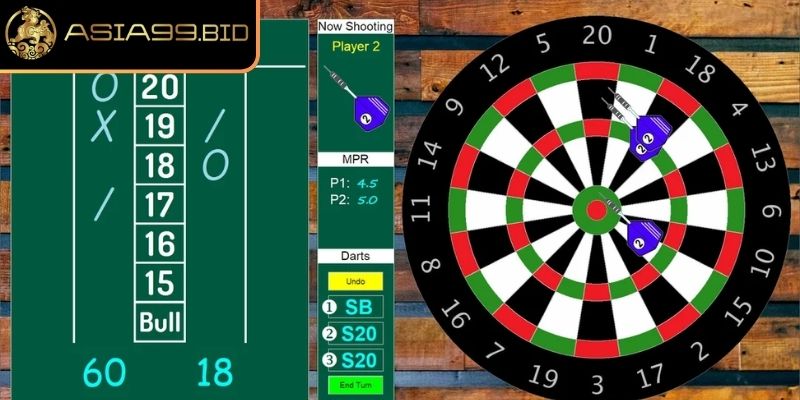 Cách cá cược phi tiêu ASIA99