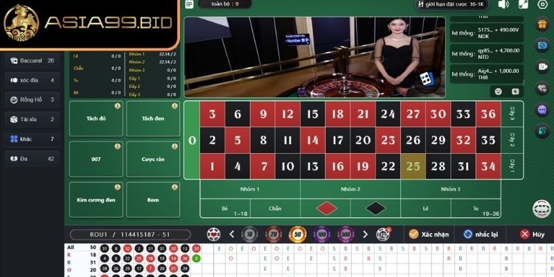 WM Sexy Casino ASIA99 – Sảnh Casino Trực Tuyến Uy Tín 2 Roulette vòng quay định mệnh